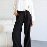 Wide leg trousers