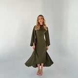 NINA Flared Sleeve Dress