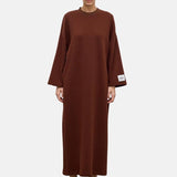 RELAXED FIT DRESS BROWN